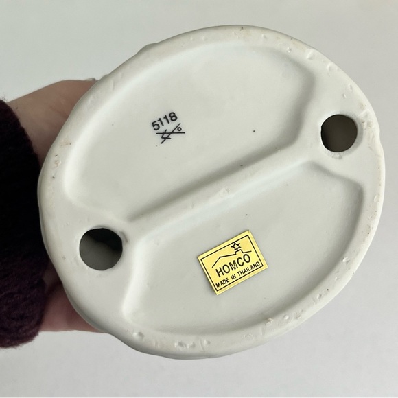 vintage homco santa little girl basket of toys key old world st nick 5118 - Picture 6 of 6